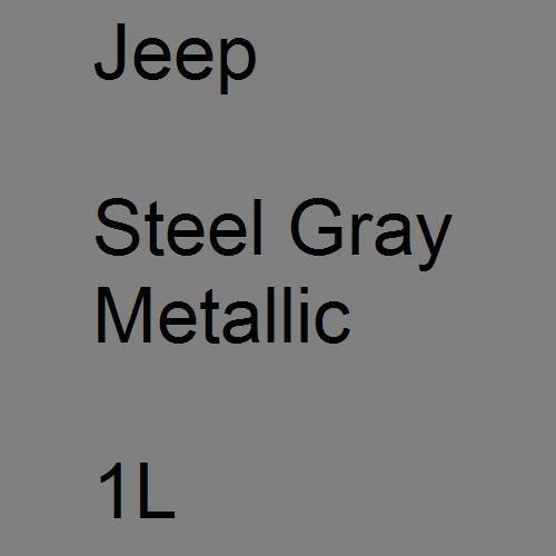 Jeep, Steel Gray Metallic, 1L.